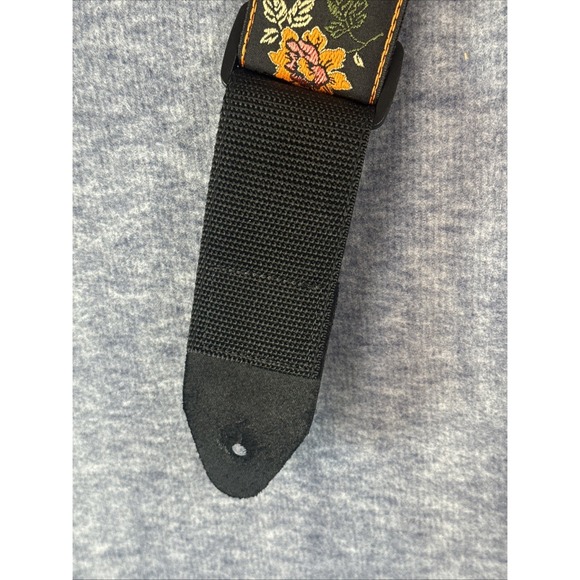 Tangerine Blossom Ernie Ball Guitar Strap / Bass Strap Jacquard W-LH Ends 5363 - Picture 5 of 7